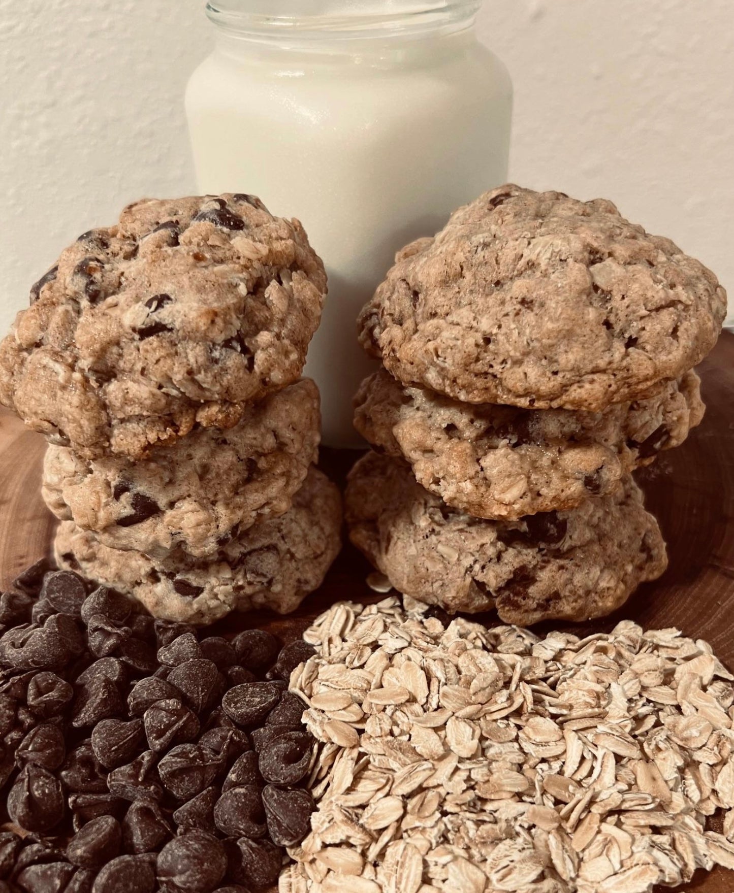 Sourdough oatmeal chocolate chip cookies, Qty 6