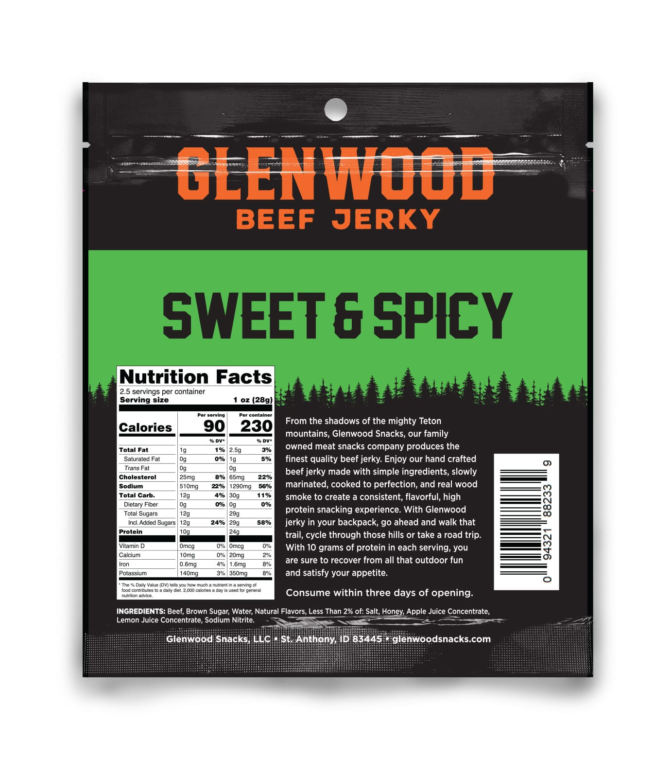 SWEET AND SPICY BEEF JERKY