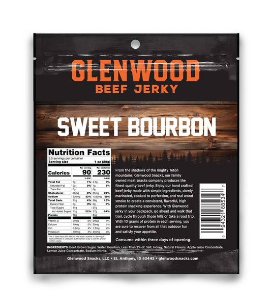 SWEET BOURBON BEEF JERKY