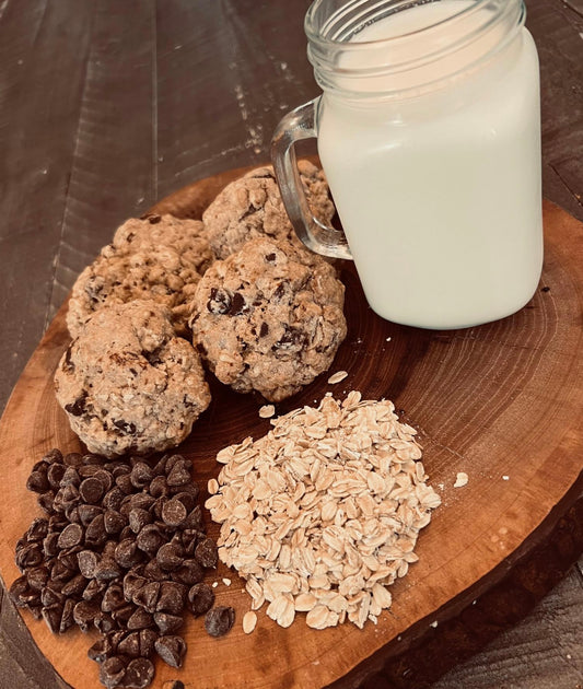 Sourdough oatmeal chocolate chip cookies, Qty 6