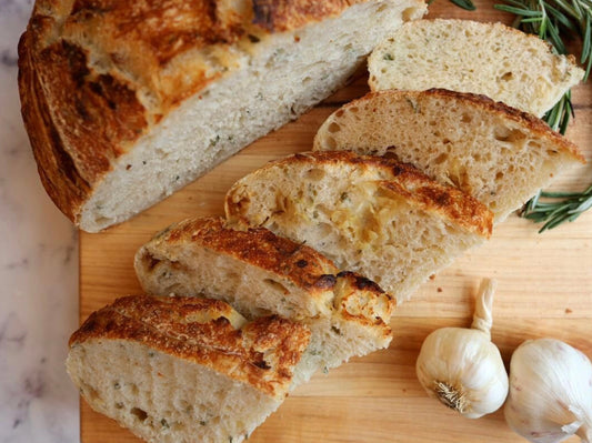 Organic Garlic Rosemary Sourdough