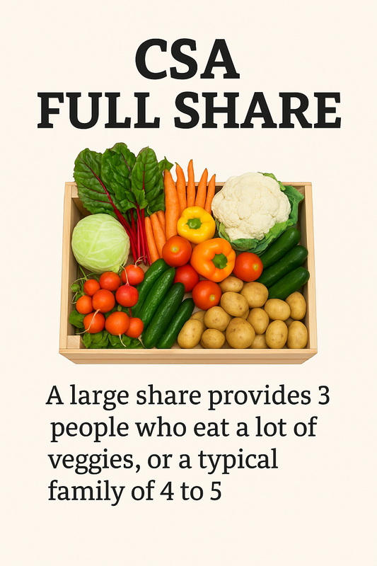 CSA Full Share 12 Week Membership Program