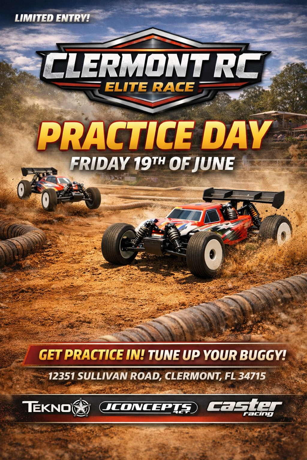 Clermont RC Elite Practice Day June 19th Friday