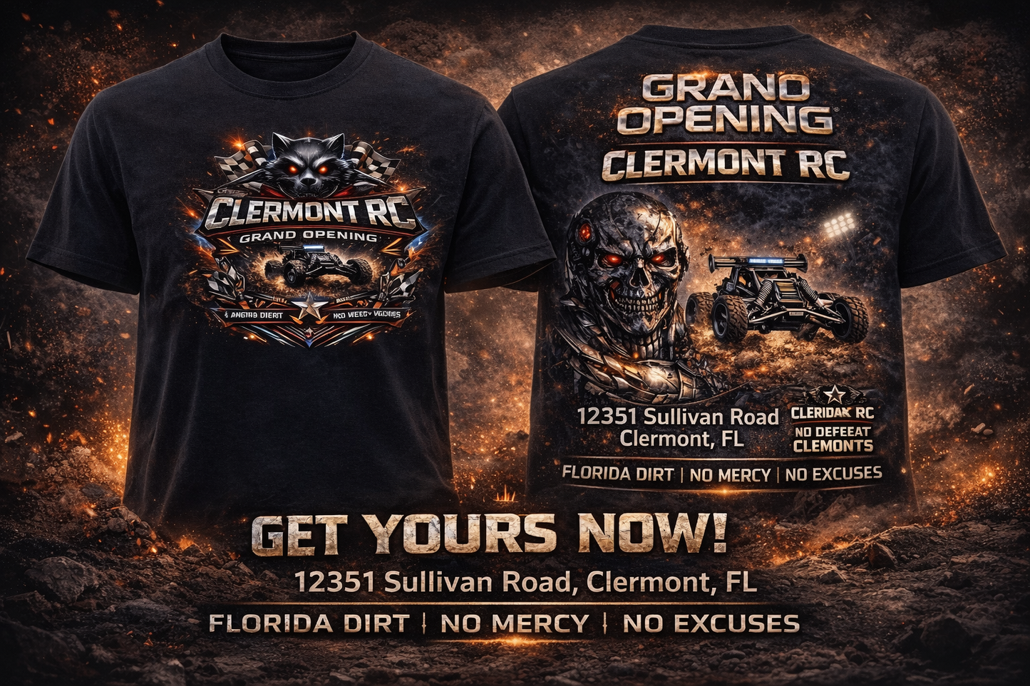 Official Clermont RC Club Tee Shirt