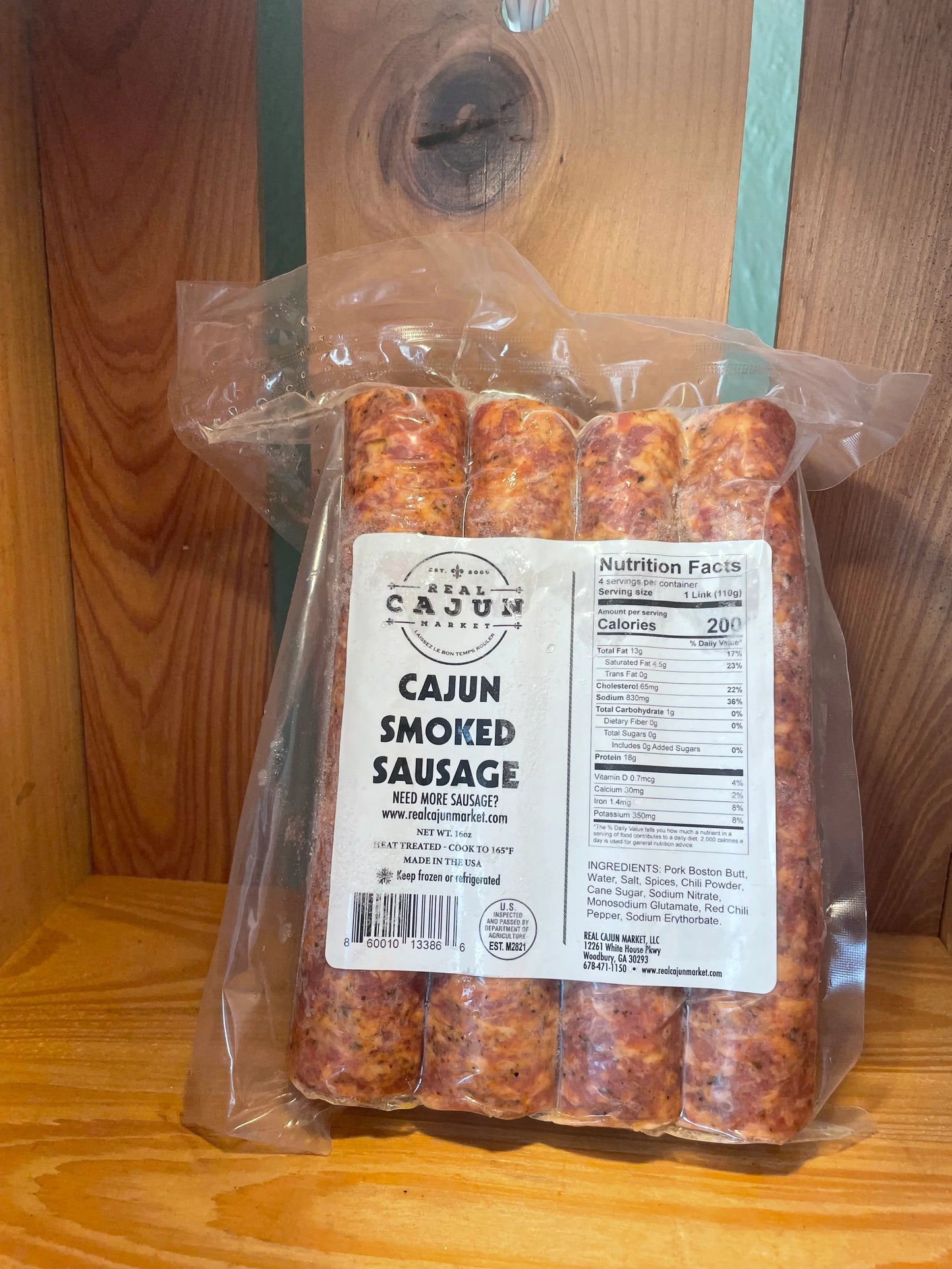 Real Cajun-Smoked Sausage