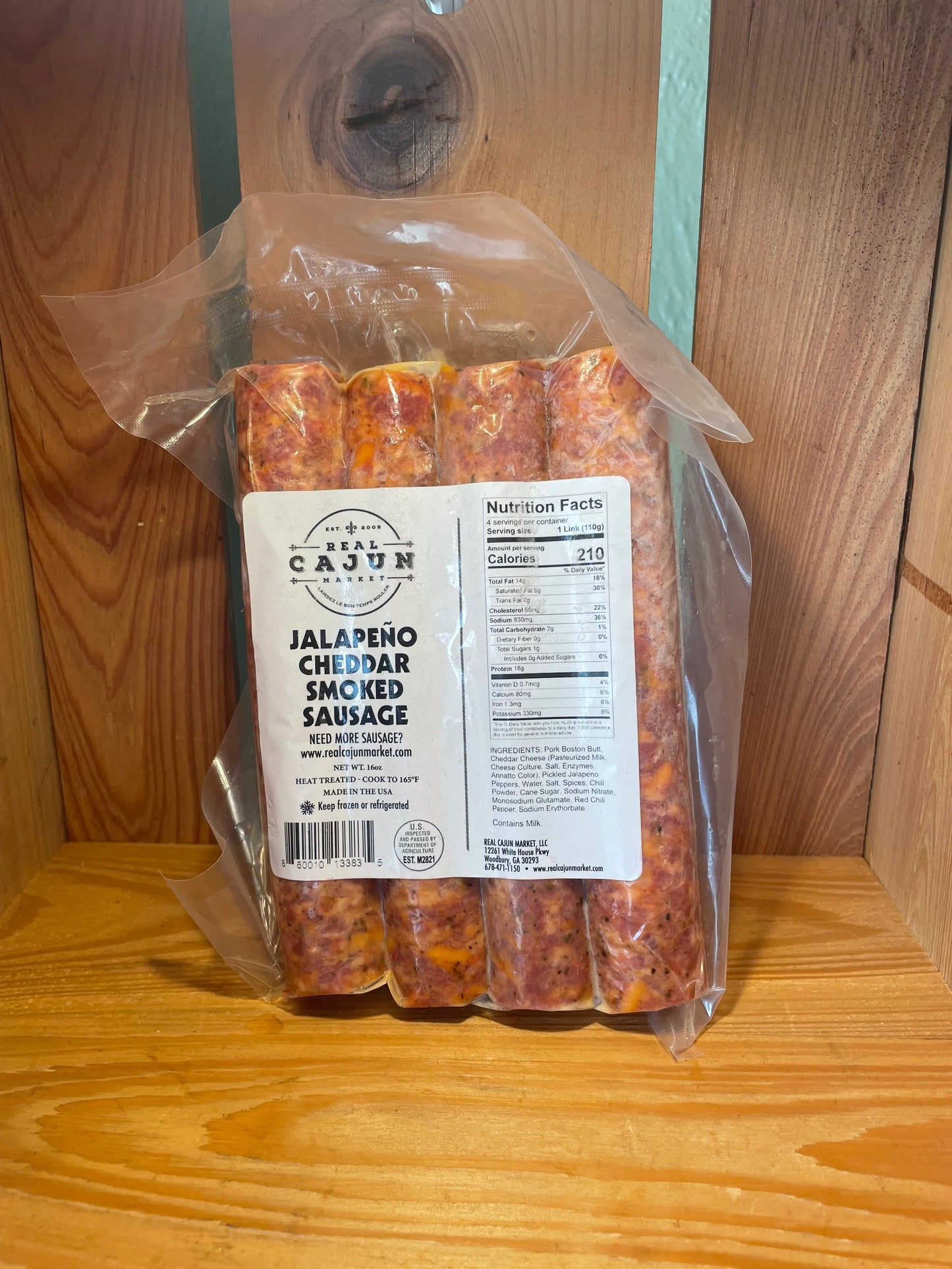 Real Cajun-Smoked Sausage